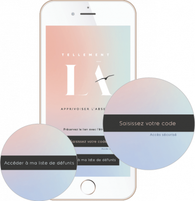 Application mobile Tellement Là sécurisée
